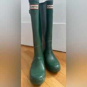 Brand New Hunter Boots Tall Green Sz 37 (7 us)